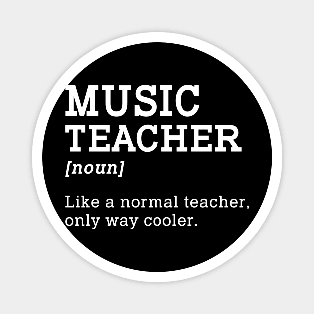 Music Teacher Back To School Magnet by kateeleone97023